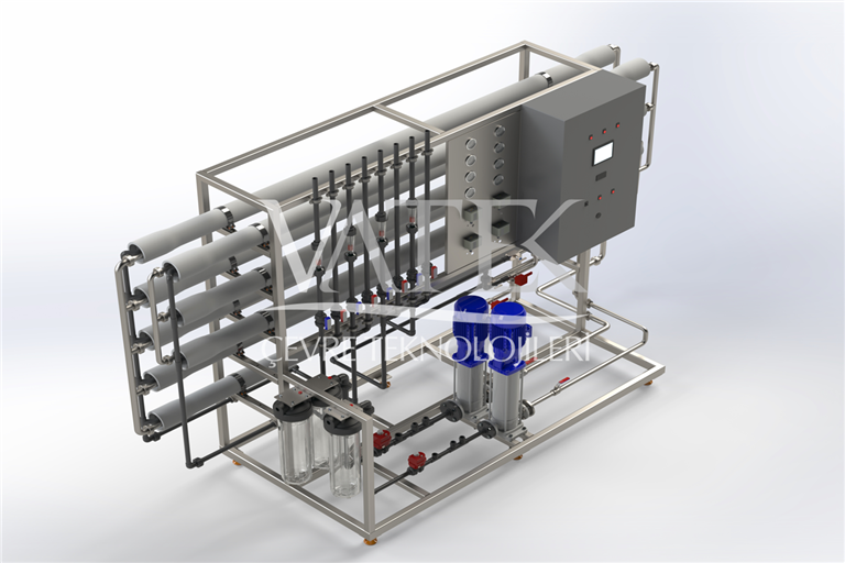 Cezayir Double Pass Reverse Osmosis Sistemi 2021.