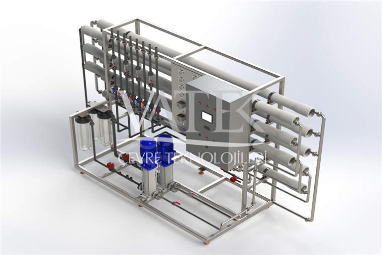 Cezayir Double Pass Reverse Osmosis Sistemi 2021.