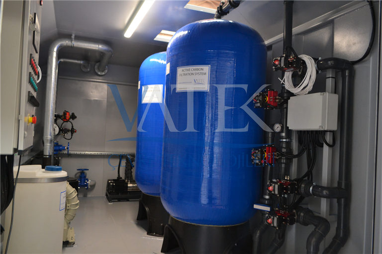 نظام معالجة مياه الصرف الصحي حزمة MBBR الأردن 2022.