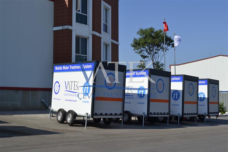 Treyler Tipi Mobil Su Arıtma Sistemleri.