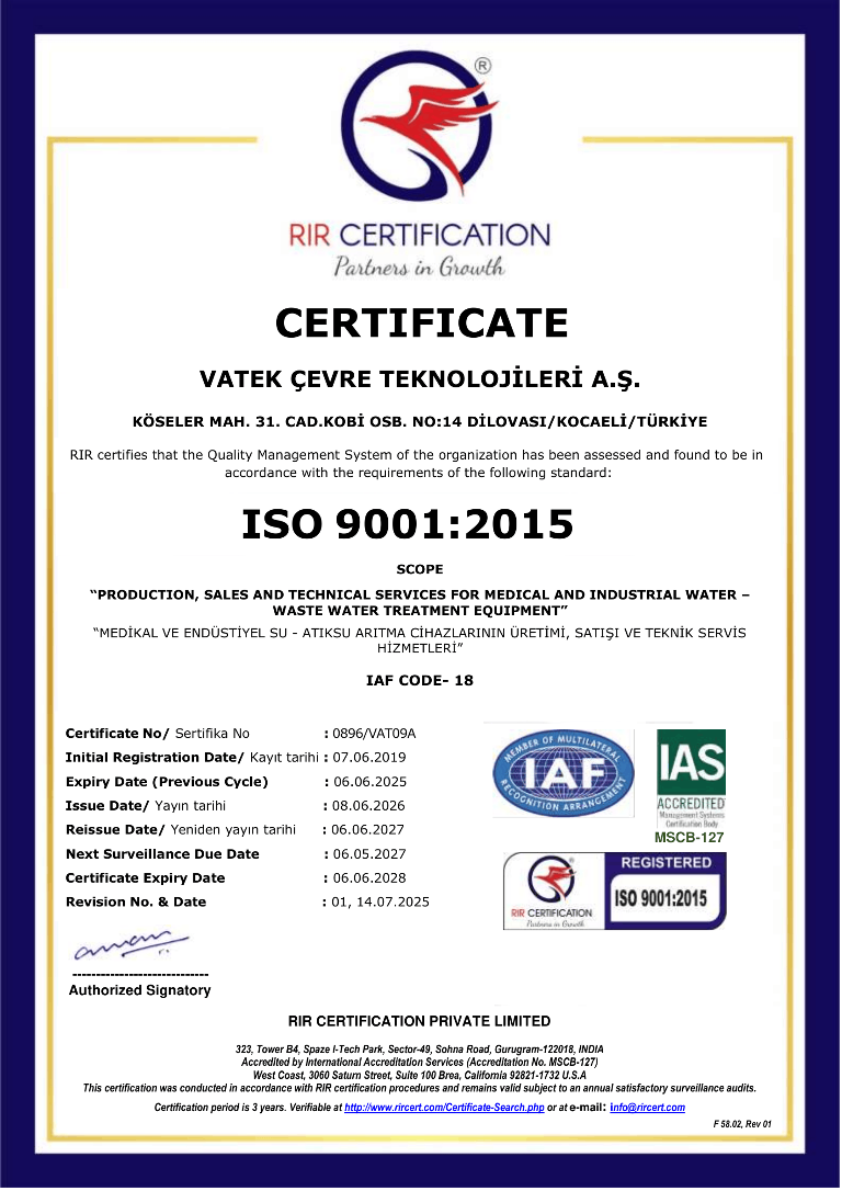 Certificates.