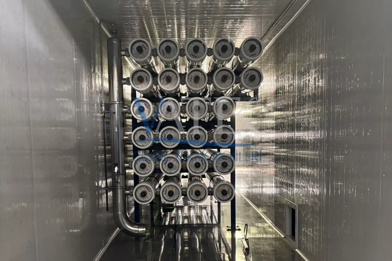 Suudi Arabistan Konteyner Tipi Reverse Osmosıs & Ultrafiltrasyon Sistemi 2025.